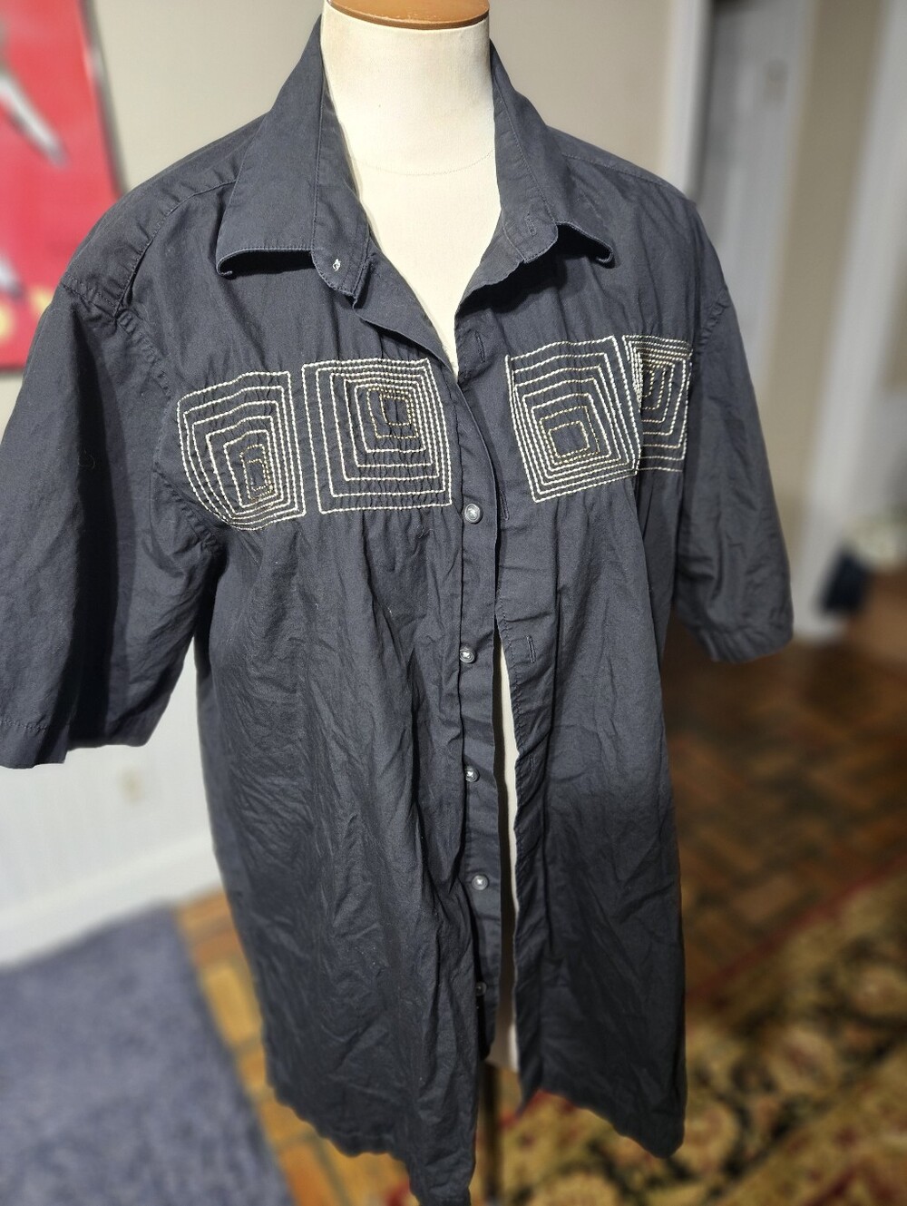 VTG 90s Structure Men's Shirt Large